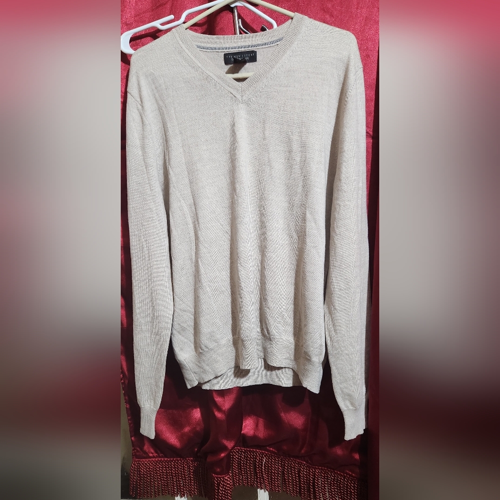 Mens Bloomingdale's 100% wool sweater size large